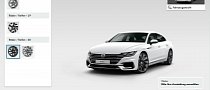 VW Arteon Configurator Launched in Germany, Available With 240 and 280 HP
