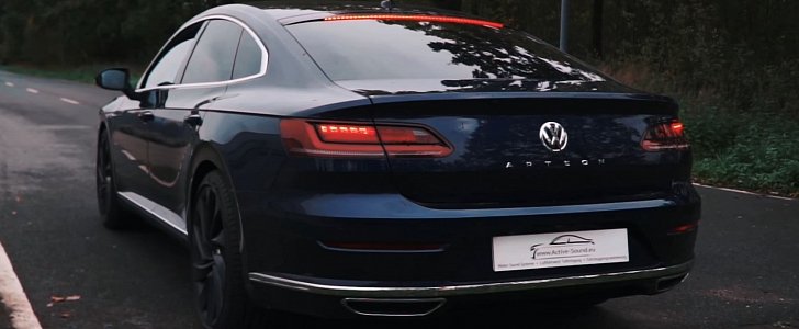 VW Arteon Sounds Like a Sports Car Thanks to Exhaust Sound Generator