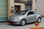 VW Beetle Coupe Wrapped in Frozen Gray