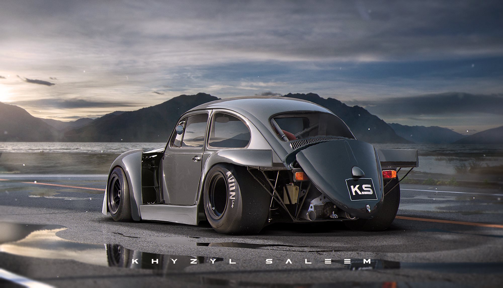 Volkswagen Beetle Gets Porsche 917K Aero Elements in Wicked Family
