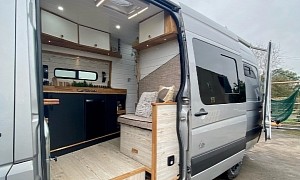 VW Crafter-Based Campervan Is a Gorgeous, Off-Grid Resort Designed to Heal Your Soul