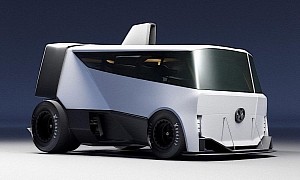 VW “Cybervan” Looks Like Some Mutant Electric ID. Buzz, But It’s ICE-Power Overkill