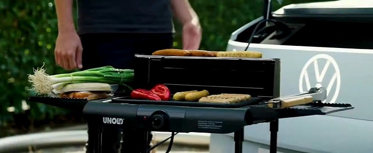 VW puts cars at the heart of a picnic barbecue