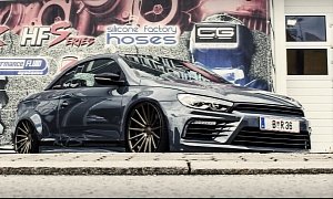 VW Eos with R36 Engine and Scirocco Front Gets Bull-X Exhaust