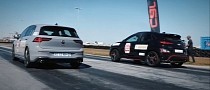 VW Golf GTI Drag Races 2022 Hyundai Kona N, Instantly Regrets It