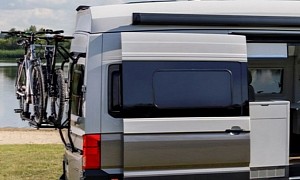 VW Grand California Minivan Gains New Rear-Mounted Bicycle Rack, Plus Other Accessories