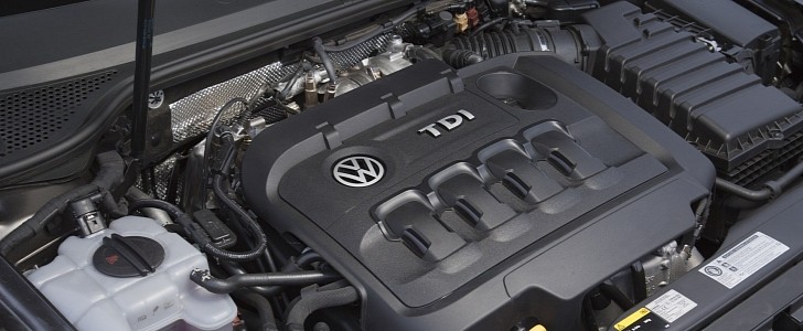 Volkswagen inline four-cylinder TDI engine