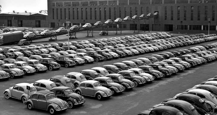 VW Factory in the 1950s