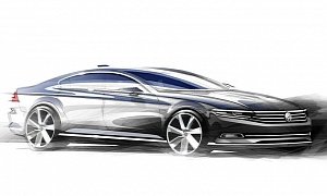 VW Reveals First 2015 Passat Sketches and 240 HP 2.0 TDI Twin-Turbo