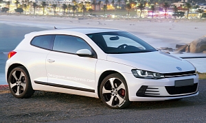 VW Scirocco Facelift Imagined with Golf 7 GTI Front End