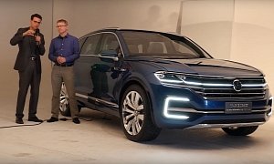VW T-Prime Arrives in Europe, Gets Walkaround as "Touareg 3" Preview