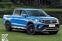 VW Taos “Camp” Truck Follows Ranger / Amarok Recipe With Ford Maverick DNA