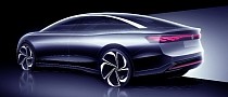 VW Teases Upcoming ID. Aero Sedan With Official Sketch, Tesla Probably Isn’t Worried