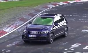 VW Tiguan R Prototype Has RS3 Exhaust, Sounds Like 2.5-Liter Turbo Too