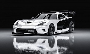 VX Dodge Viper Widebody Looks Ready to Challenge Han's Veilside RX-7 to a Tokyo Drift