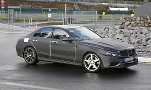 W205 C 63 AMG Spied With Less Disguise