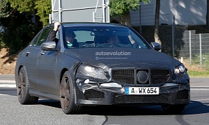 W205 C63 AMG Spotted While Being Tested