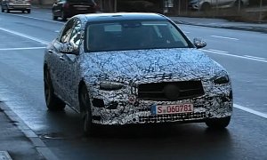 W206 Mercedes-Benz C-Class Looks Expensive in Latest Spy Video