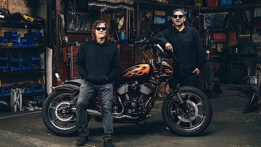 Norma Reedus and his Forged Indian Sport Chief 