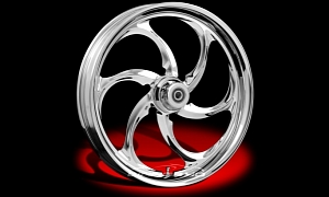WanaRyd Reactor Custom Chrome Wheels for Harleys and More