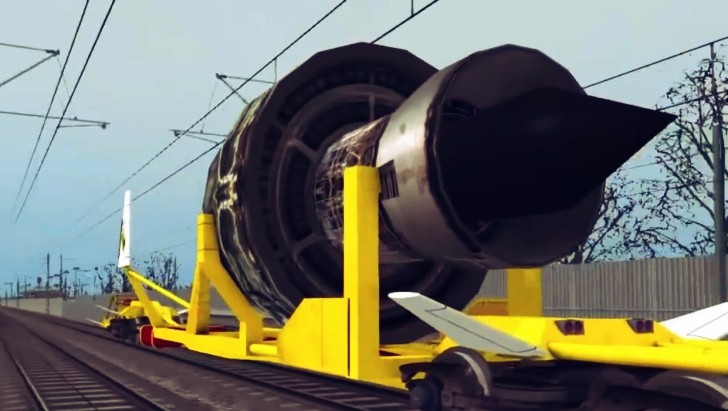 Jet Engine train