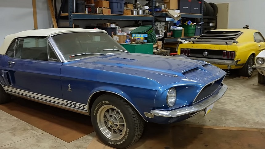 classic Ford Mustang warehouse