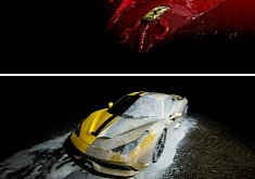 Washing the LaFerrari and Ferrari 458 Speciale Is Sexy