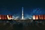 Washington Monument Becomes Saturn V Rocket for Apollo 11 Week