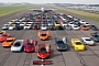 Watch 150 Supercars in a Traffic Jam