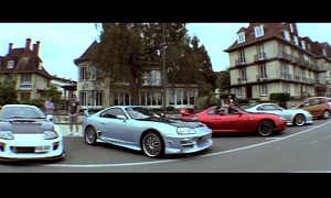 Watch 50 Toyota Supras Going to the 2013 Dragonball