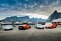 Watch 7 Lamborghini Huracan Evos Drive to the Arctic Circle in Stunning Norway