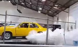 Watch a 2,000 HP V8 Engine Blow Its Turbo on the Dyno