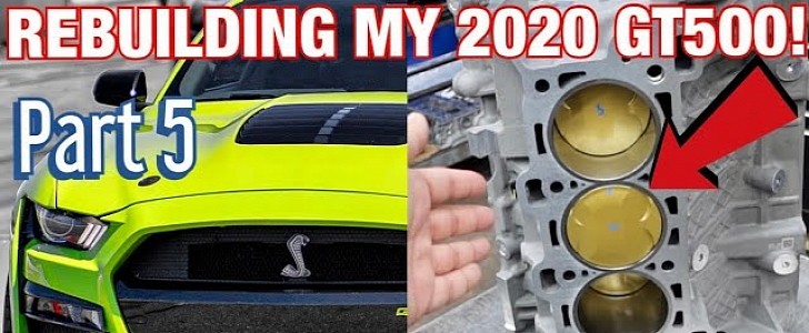 2020 Ford Mustang Shelby GT500 Sleeved Engine Assembly