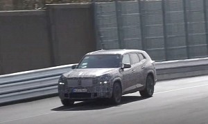Watch a 2023 BMW XM Prototype Torture Its Tires on the Nurburgring