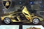 Watch a $350,000 Gold and Platinum Aventador Scale Model in Dubai