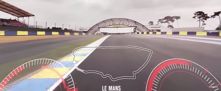 Nissan GT-R 360 degree video in Le Mans