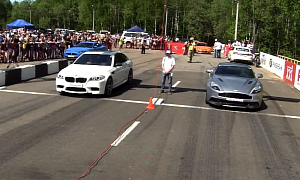 Watch a BMW F10 M5 Do the 1/4 Mile in 12 Seconds