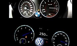 Watch a BMW M135i and Golf Mk7 R20 Race to 250 km/h