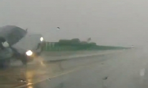 Watch a BMW M3 High Speed Crash and Roll on the Highway
