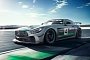 Watch a BMW M4 GT4 Being Chased Like an Impala by an AMG GT4 in Assetto Corsa