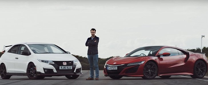 Watch a Civic Tye R Try to Match the NSX Supercar's Lap Time