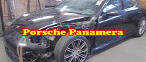 Watch a Damaged Porsche Panamera Get Repaired