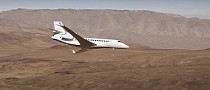 Watch a Dassault Falcon 8X Fly Like a Fighter Jet Through Star Wars Canyon