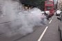 Watch a Douchebag Skyline GT-R Driver Pull a Smokey Burnout in London Traffic