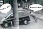 Watch a Driver Getting Knocked Over By His Own Car: Parking Fail