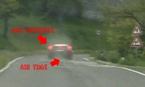 Watch a Ferrari Driver Jump-Damage His 458 Speciale