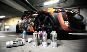 Watch a Graffiti-Finished Lexus IS 350