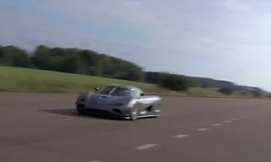 Watch a Koenigsegg Agera R Drag Race a Ford Focus with a Twist