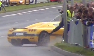 Watch a Koenigsegg CCR Crash into People <span>· Video</span>  <span>· Updated</span>