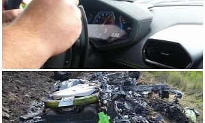 Watch a Lamborghini Huracan Crash at 200 MPH, Cabin View Is Terrifying